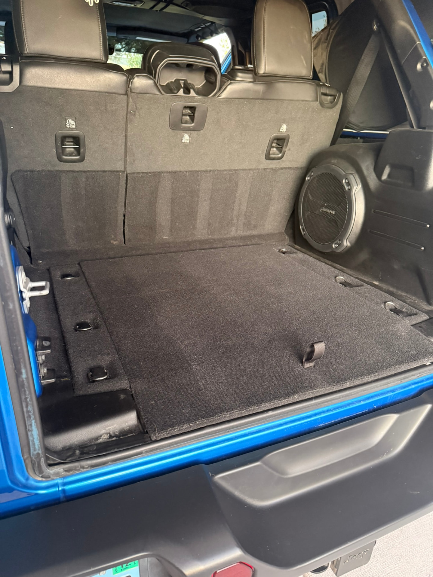 Jeep cargo — full reset