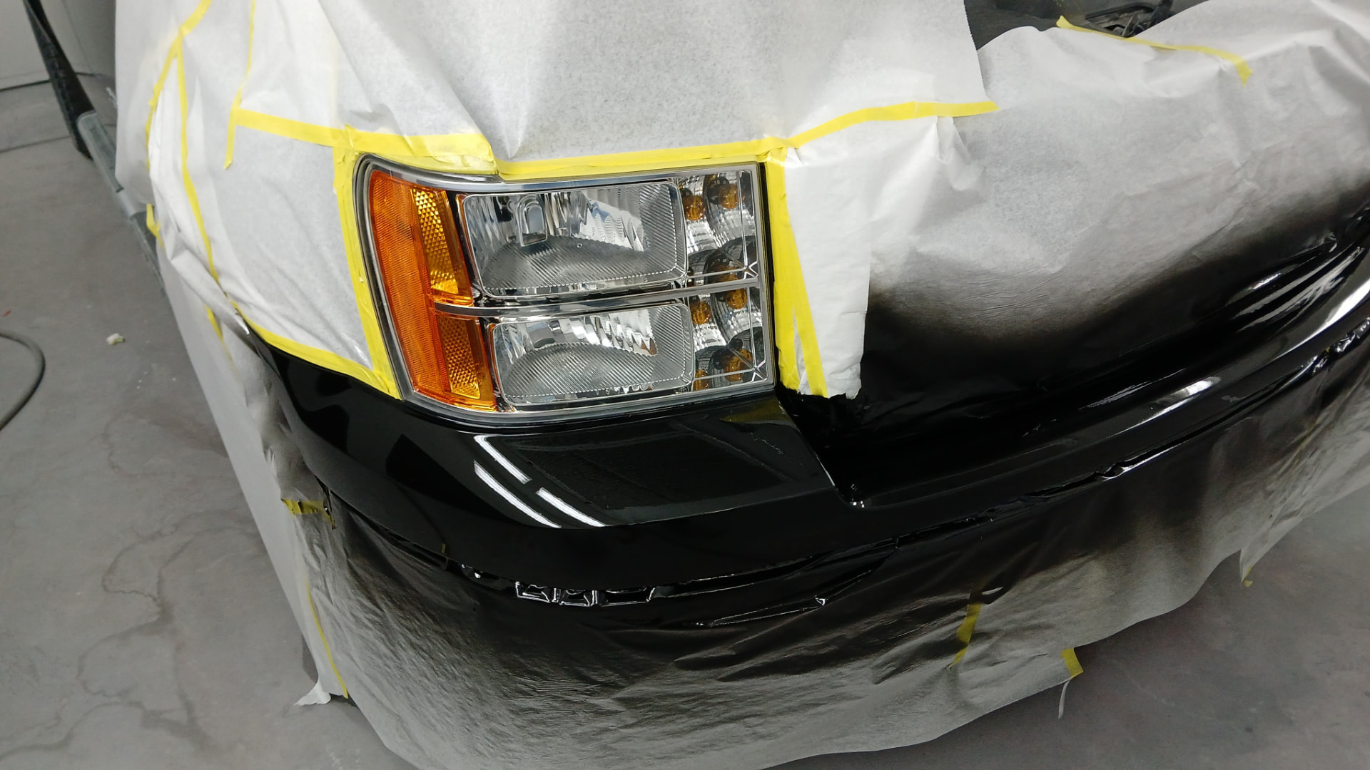 Paint work — final prep